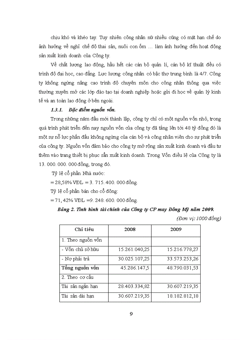 image for page Thực trạng công tác bảo đảm nguyên vật liệu ở công ty cổ phần may đông mỹ - hanosimex