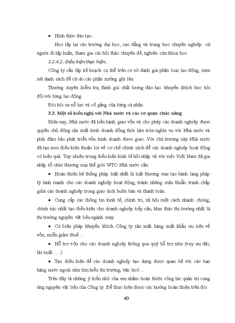 image for page Thực trạng công tác bảo đảm nguyên vật liệu ở công ty cổ phần may đông mỹ - hanosimex