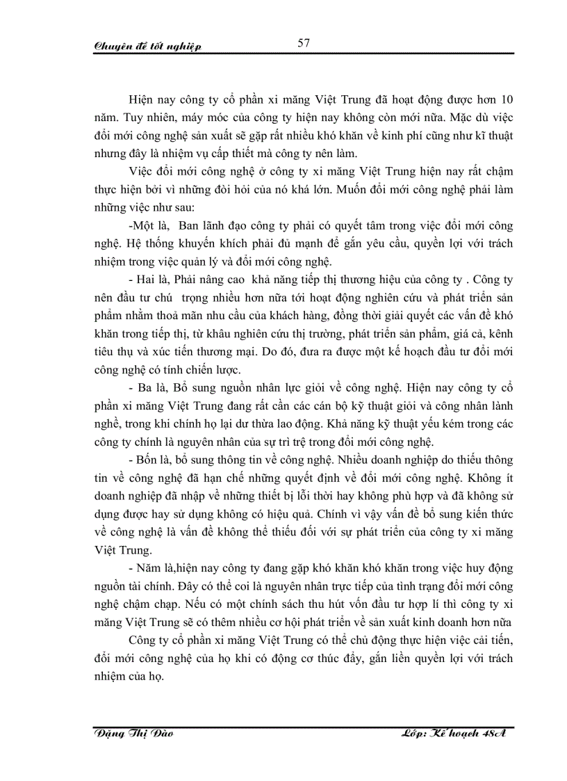 image for page Giải pháp hoàn thiện công tác lập kế hoạch sản xuất ở công ty CP xi măng Việt Trung