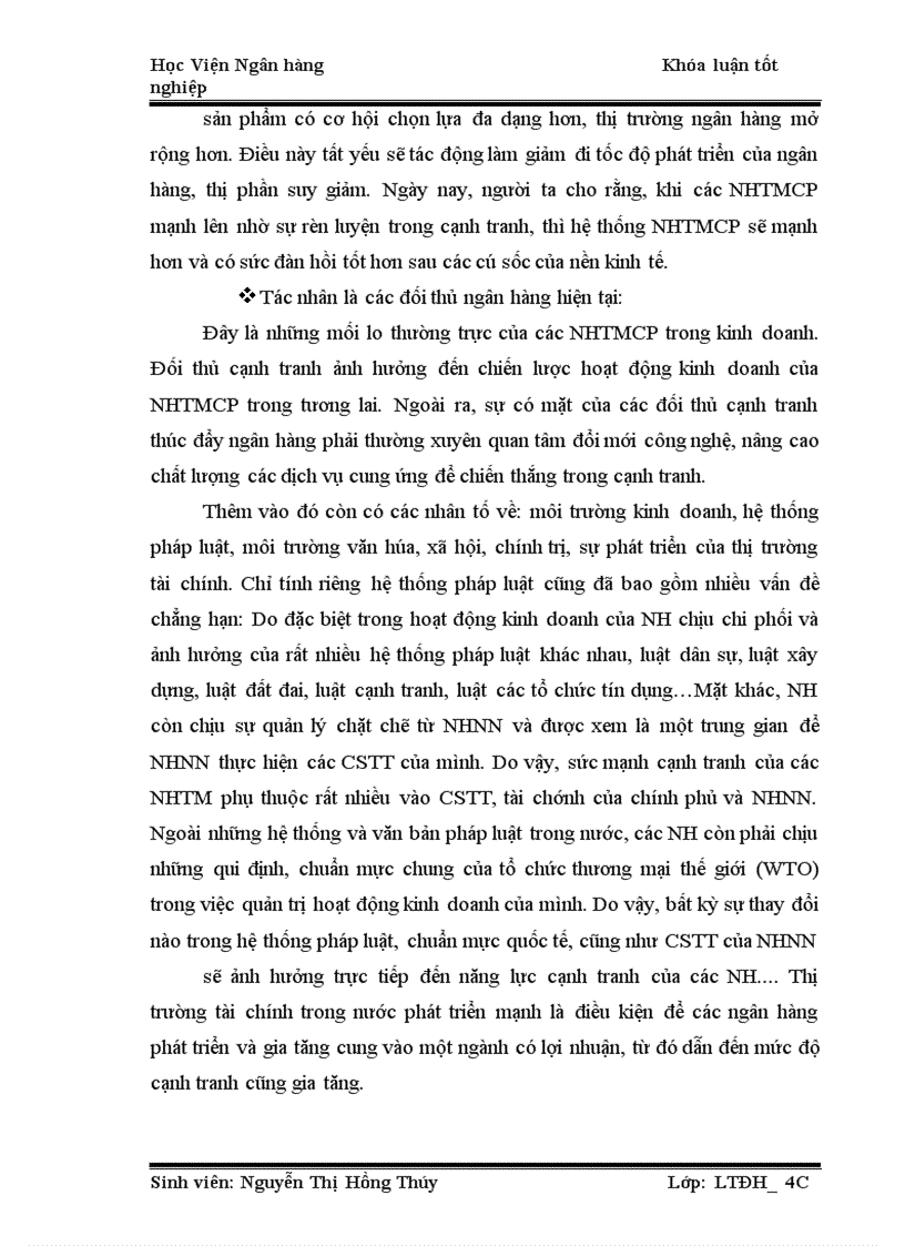 image for page Ứng dụng mô hình SWOT nâng cao cao năng lực cạnh tranh của các ngân hàng thương mại cổ phần Việt Nam trong tiến trình hội nhập quốc tế