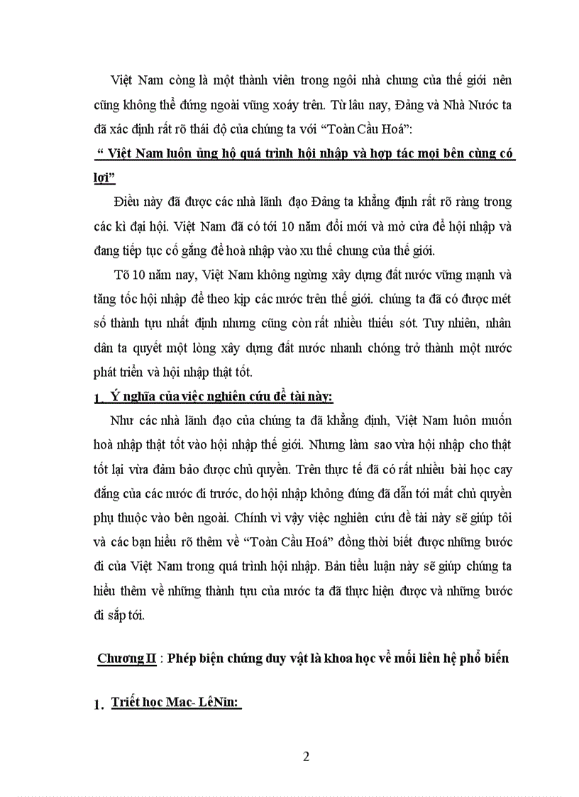 image for page Hội nhập kinh tế một xu hướng tất yếu của nước ta trên con đường tiến lên CNXH