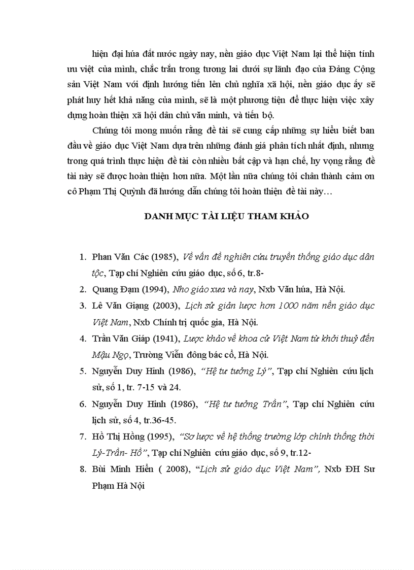 image for page Giáo dục Việt Nam thời đại Lý- Trần và những bài học cho nền giáo dục Việt Nam hiện nay