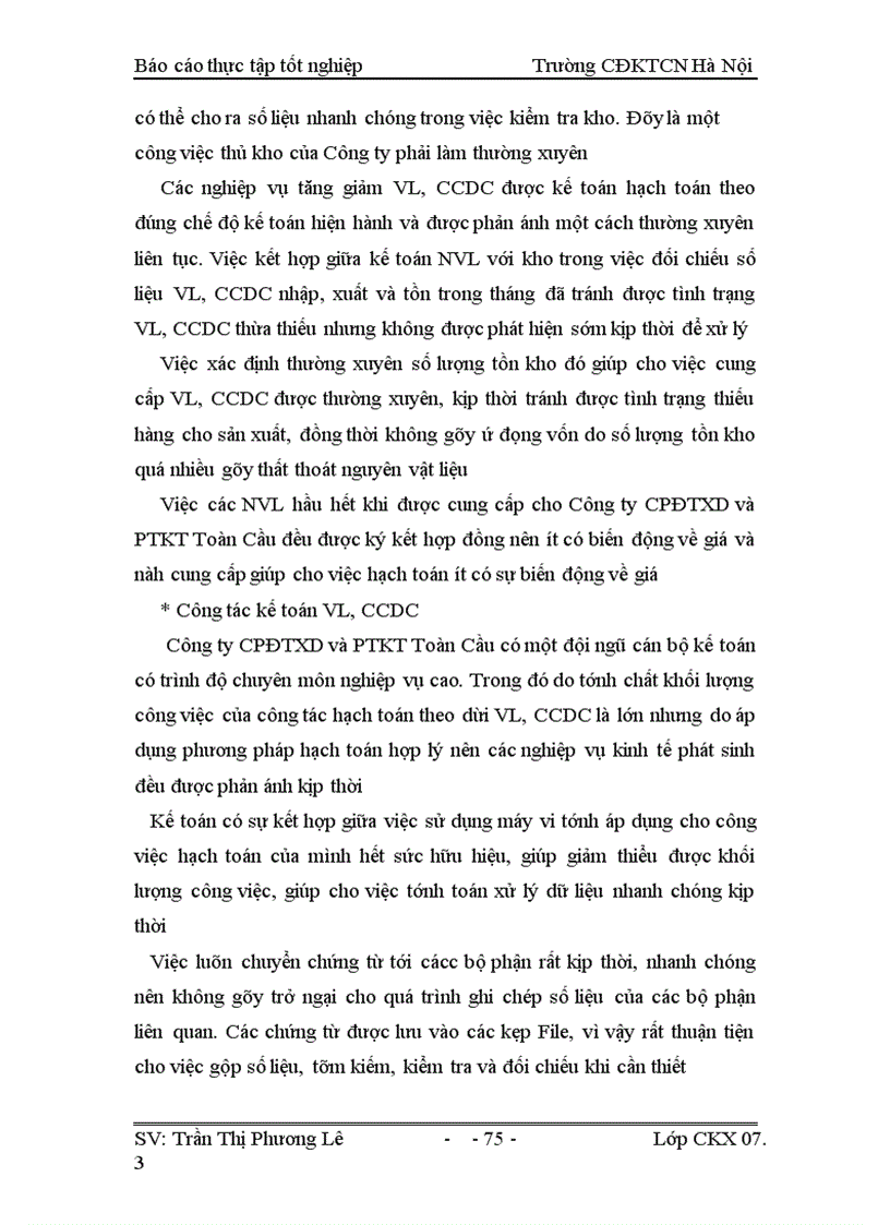 image for page Kế toán nhập, xuất nguyên vật liệu, công cụ dụng cụ tại Công ty cổ phần đầu tư xây dựng và phát triển kinh tế Toàn Cầu