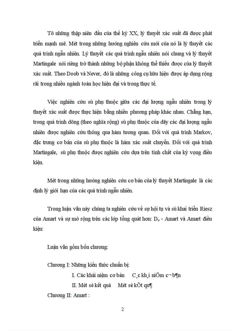 image for page Sự hội tụ và sự khai triển Riesz của Amart và sự mở rộng trên các lớp tổng quát hơn: Dv - Amart và Amart điều kiện