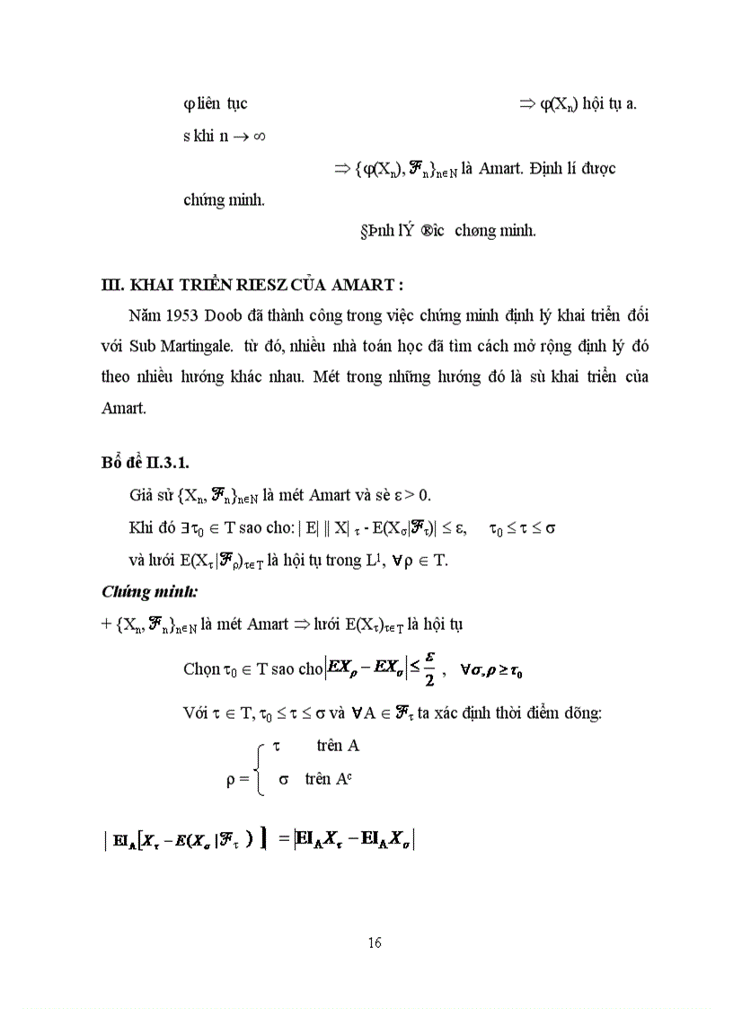 image for page Sự hội tụ và sự khai triển Riesz của Amart và sự mở rộng trên các lớp tổng quát hơn: Dv - Amart và Amart điều kiện