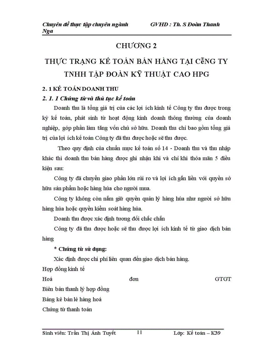 image for page Hoàn thiện kế toán bán hàng tại Công Ty TNHH Tập đoàn Kỹ thuật cao HPG