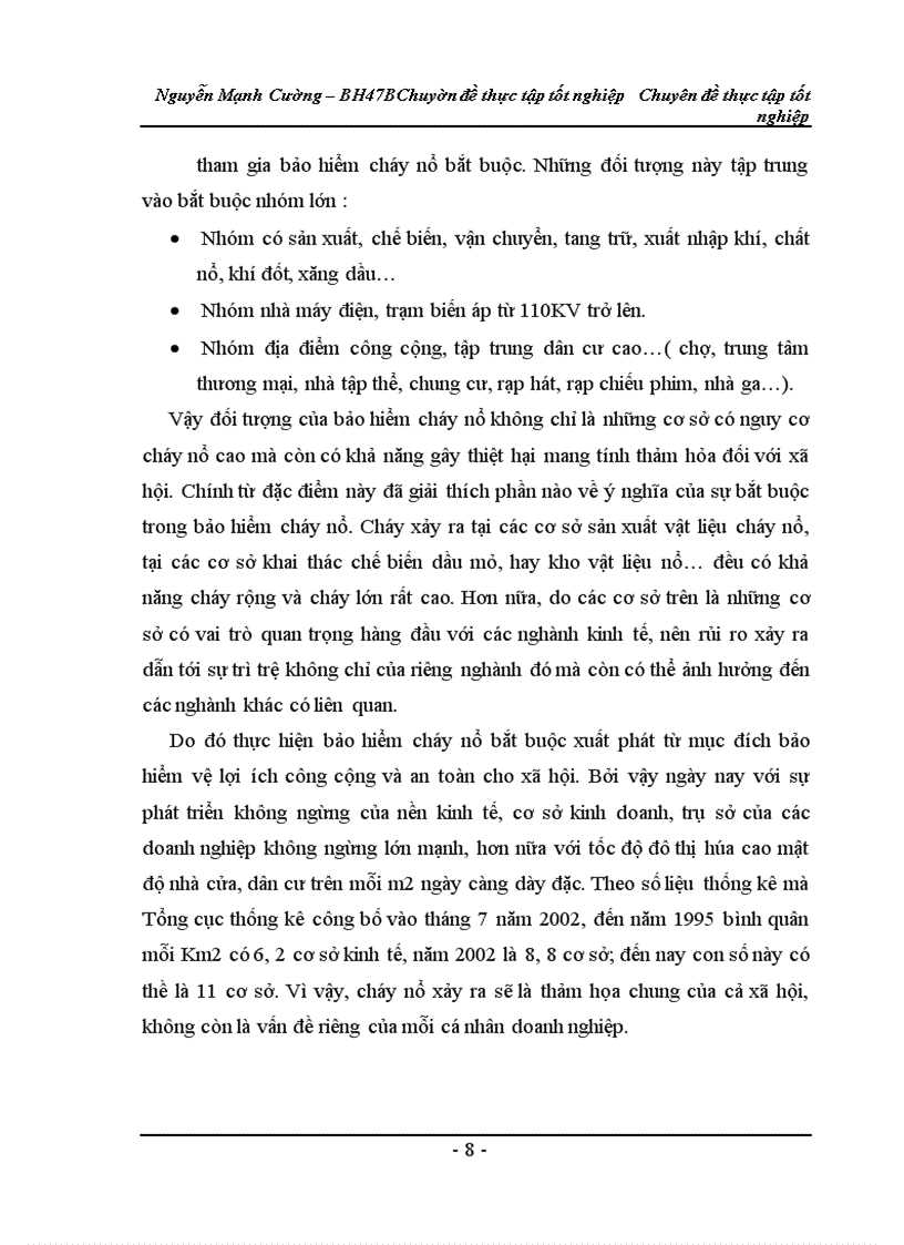 image for page Thực trạng khai thác bảo hiểm cháy nổ bắt buộc ở công ty Bảo Việt Hà Nội