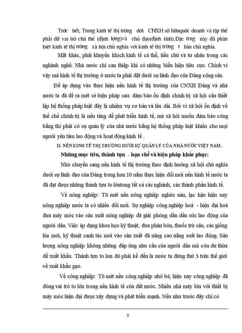 image for page Nền kinh tế thị trường dưới sự quản lý của nhà nước Việt Nam