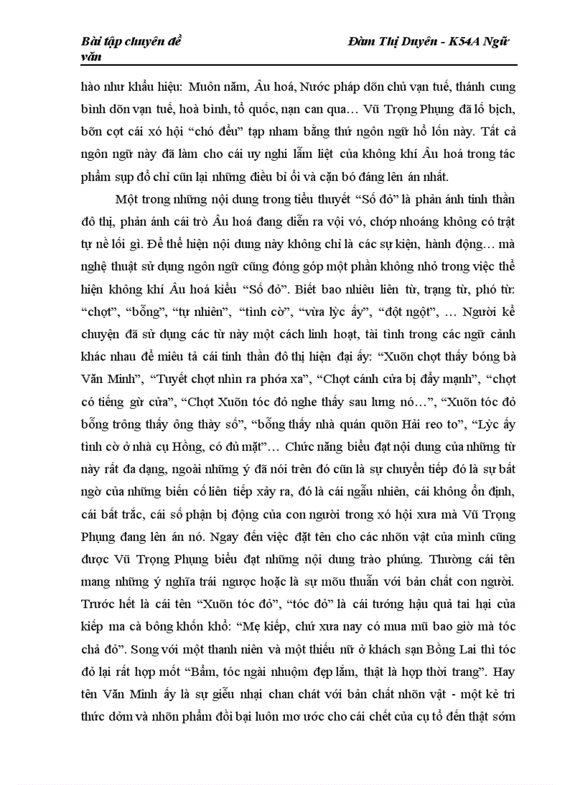 image for page Tình huống, ngôn ngữ, giọng điệu kịch tính trong trần thuật, trong tác phẩm Số đỏ