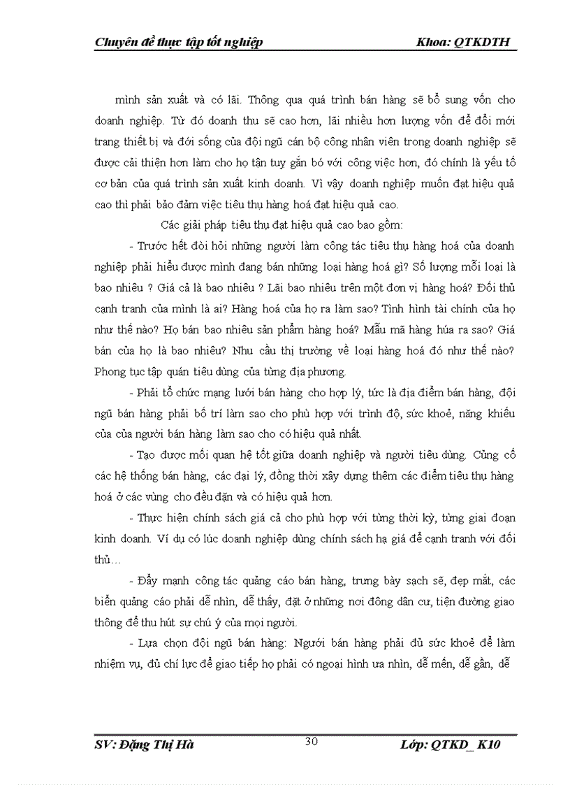 image for page Một số giải pháp đẩy mạnh hoạt động tiêu thụ tại Công ty cổ phần thực phẩm TBF