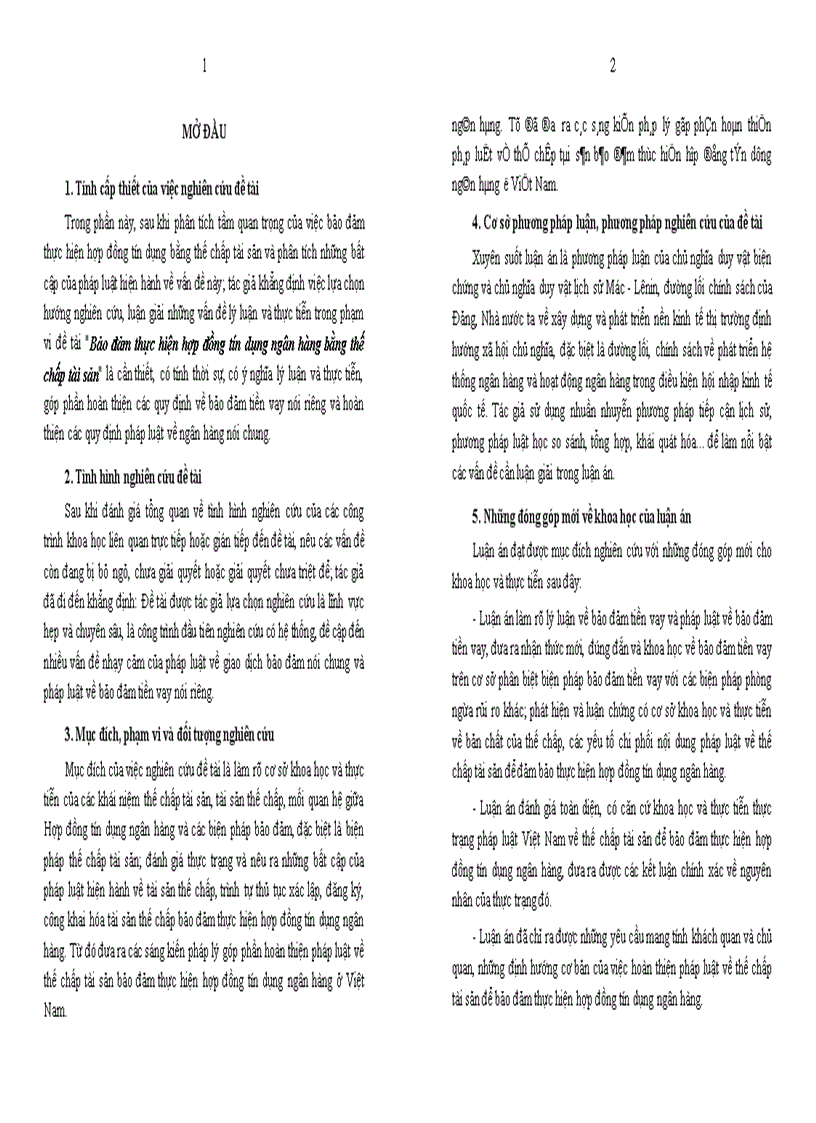 image for page Bảo đảm thực hiện hợp đồng tín dụng ngân hàng bằng thế chấp tài sản