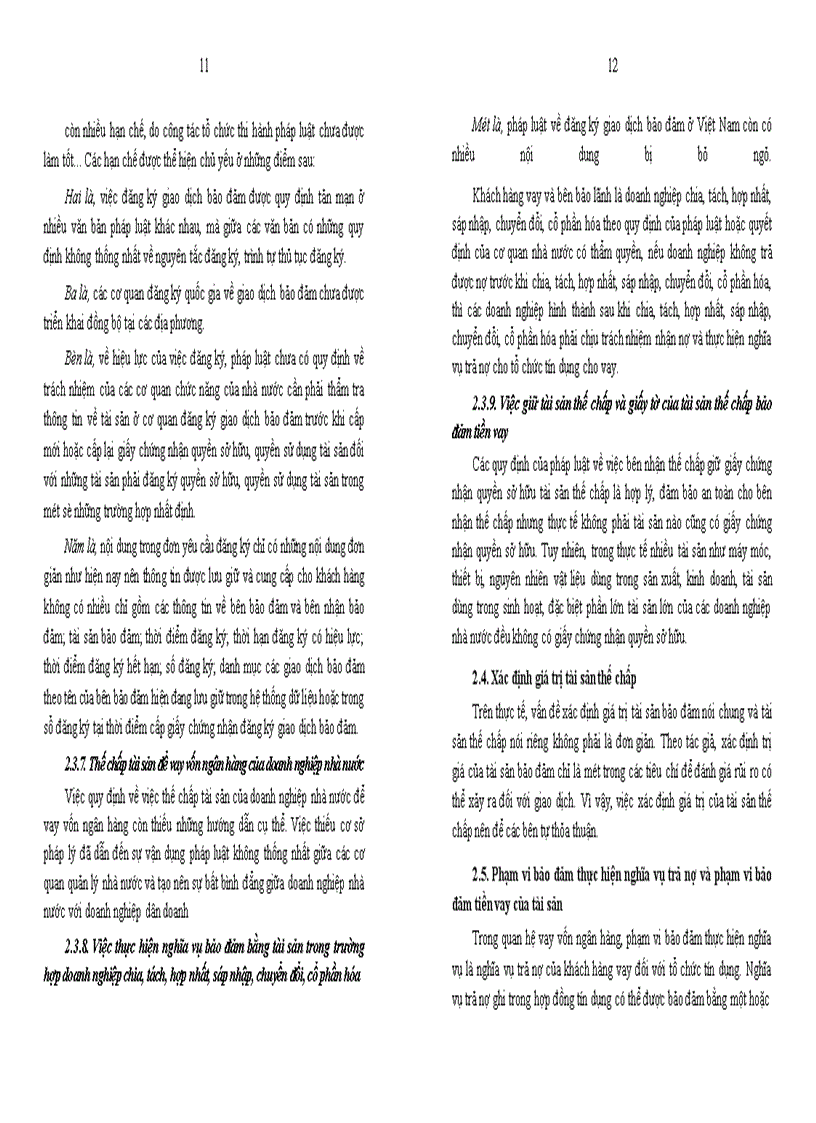 image for page Bảo đảm thực hiện hợp đồng tín dụng ngân hàng bằng thế chấp tài sản