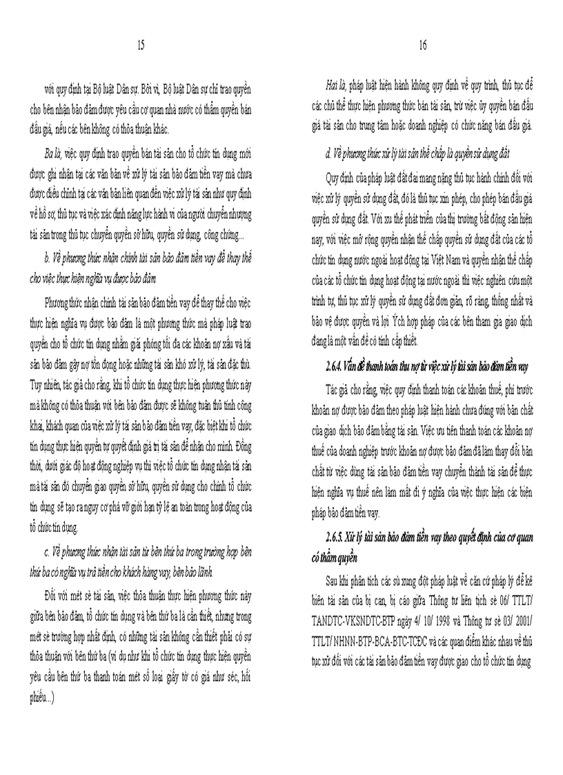 image for page Bảo đảm thực hiện hợp đồng tín dụng ngân hàng bằng thế chấp tài sản