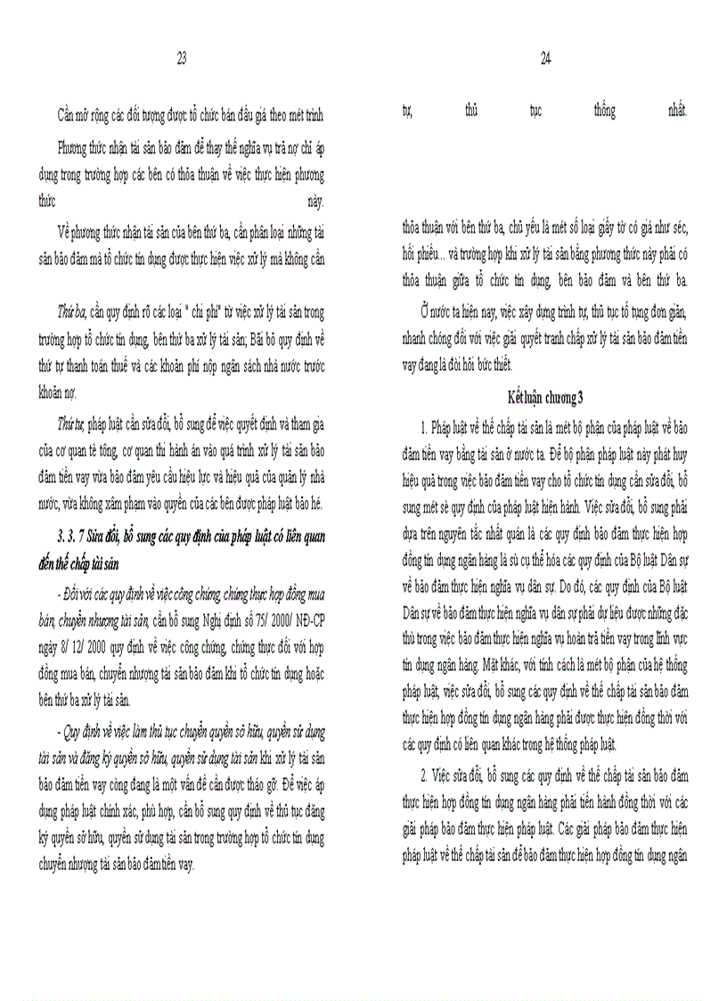 image for page Bảo đảm thực hiện hợp đồng tín dụng ngân hàng bằng thế chấp tài sản