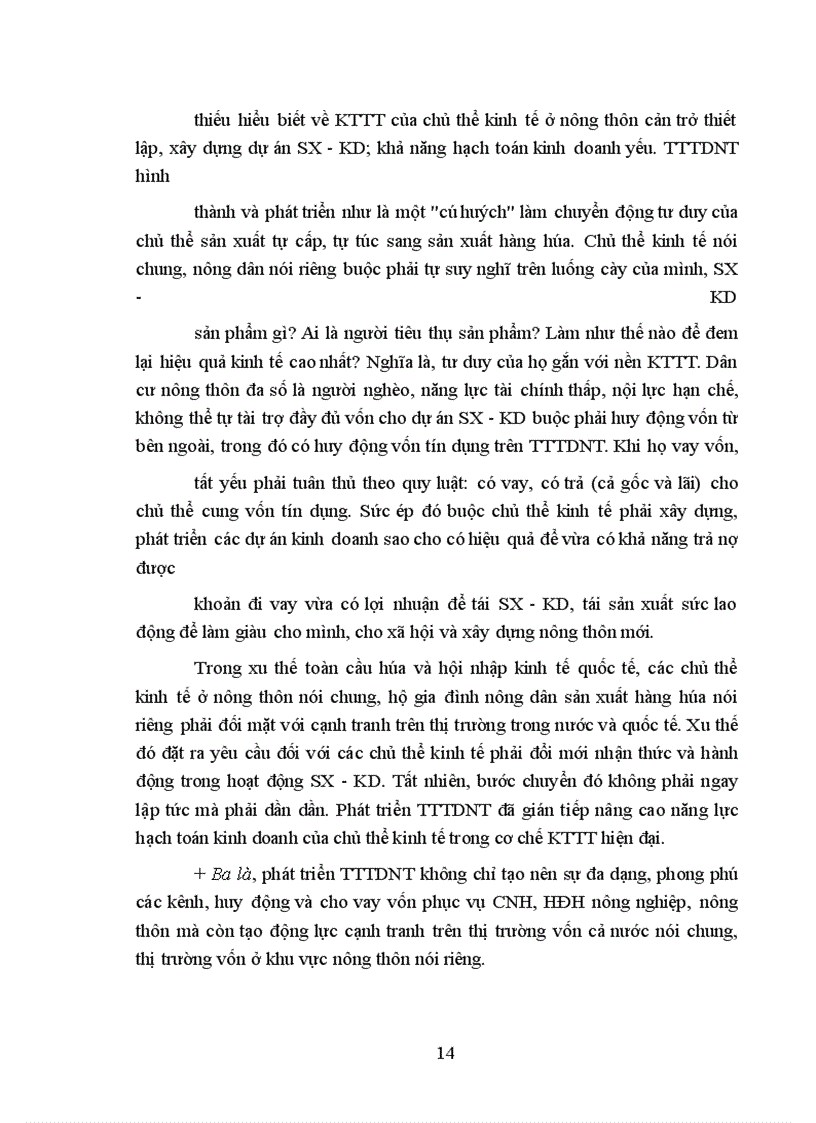 image for page Phương hướng và giải pháp chủ yếu nhằm đẩy mạnh phát triển TTTDNT góp phần đẩy nhanh CNH, HĐH nông thôn vùng ĐBSH