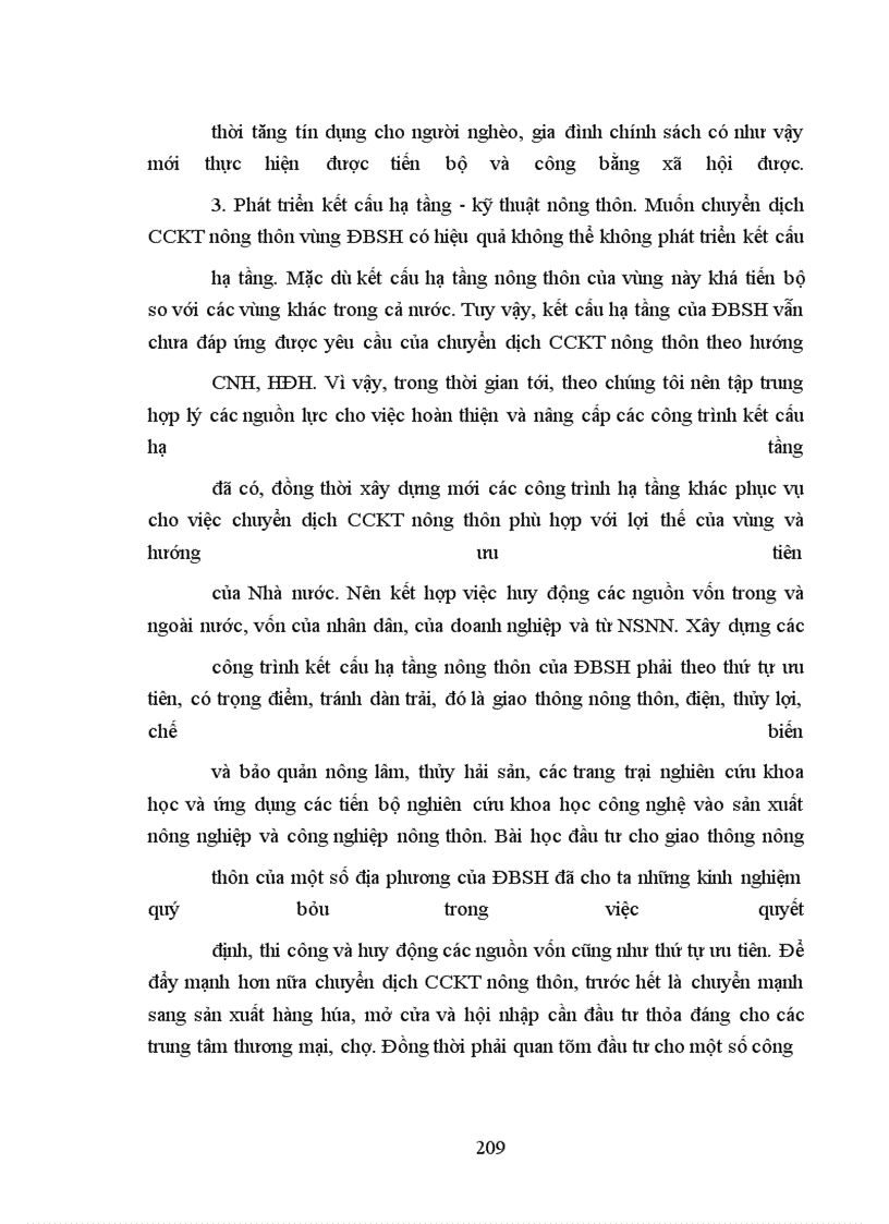 image for page Phương hướng và giải pháp chủ yếu nhằm đẩy mạnh phát triển TTTDNT góp phần đẩy nhanh CNH, HĐH nông thôn vùng ĐBSH