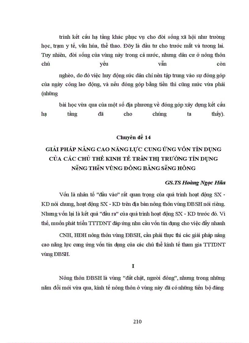 image for page Phương hướng và giải pháp chủ yếu nhằm đẩy mạnh phát triển TTTDNT góp phần đẩy nhanh CNH, HĐH nông thôn vùng ĐBSH