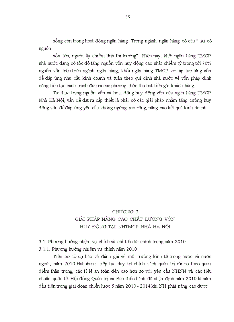 image for page Nâng cao hiệu quả huy động vốn tại ngân hàng Thương mại cổ phần Nhà Hà Nội