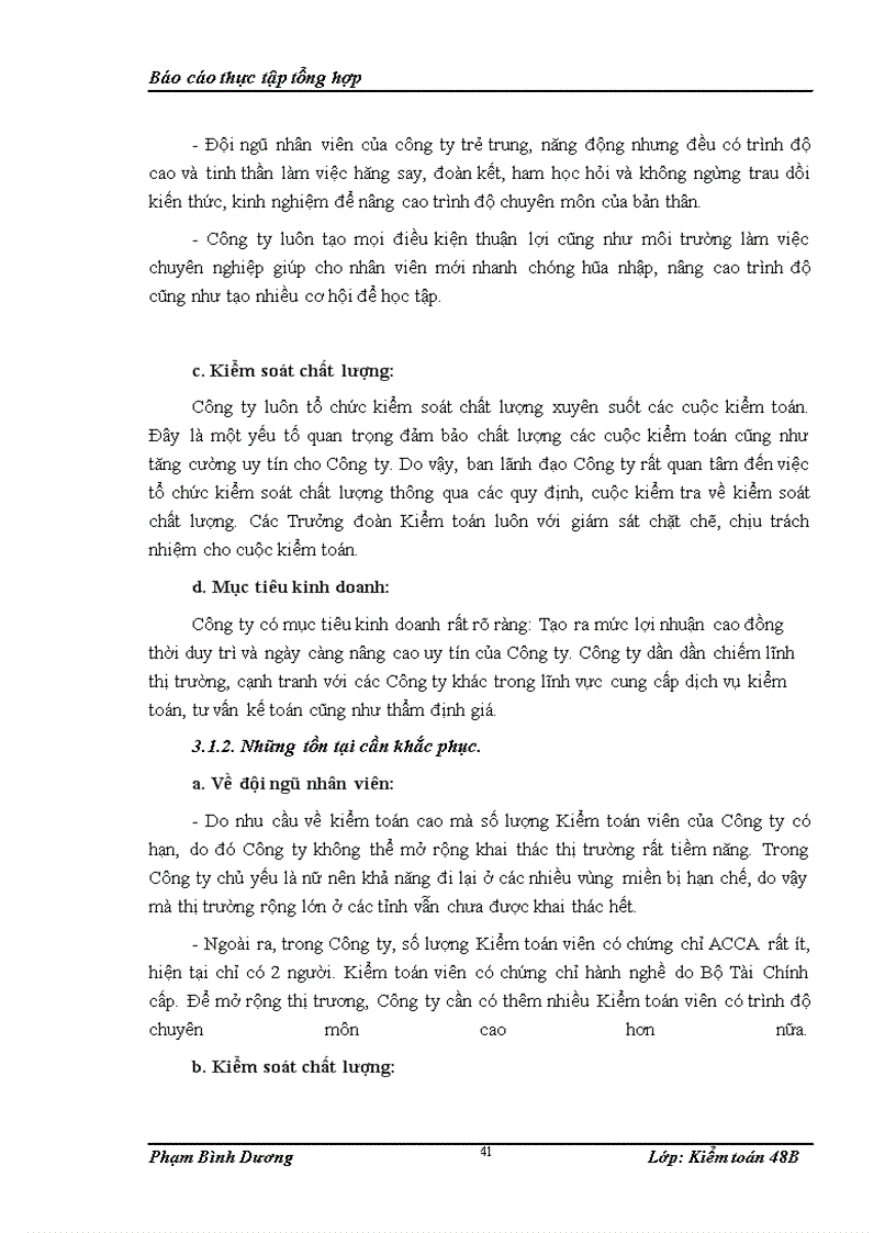 image for page Nhận xét về tổ chức thực hiện kiểm toán tại Công ty TNHH Kế toán, Kiểm toán Việt Nam