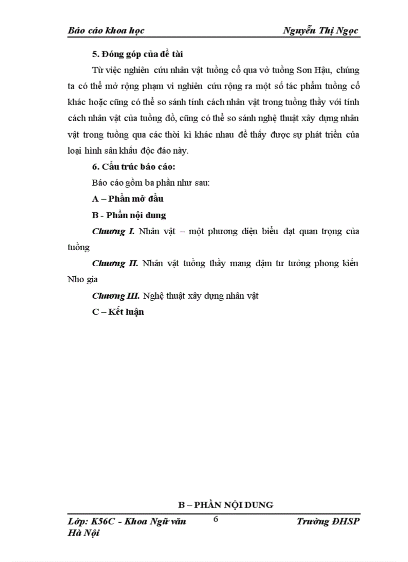 image for page Gía trị nội dung và nghệ thuật vở tuồng Sơn Hậu