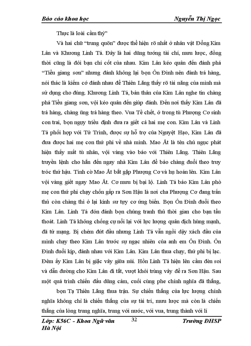 image for page Gía trị nội dung và nghệ thuật vở tuồng Sơn Hậu