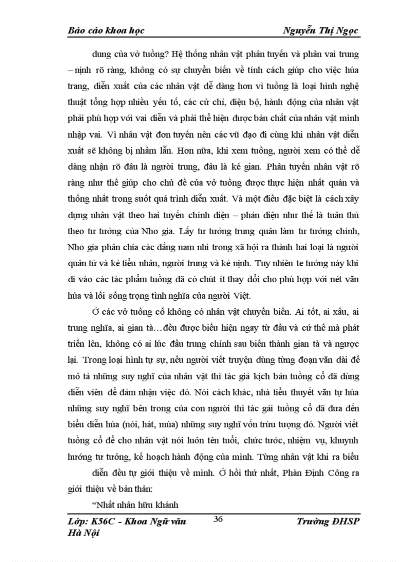 image for page Gía trị nội dung và nghệ thuật vở tuồng Sơn Hậu