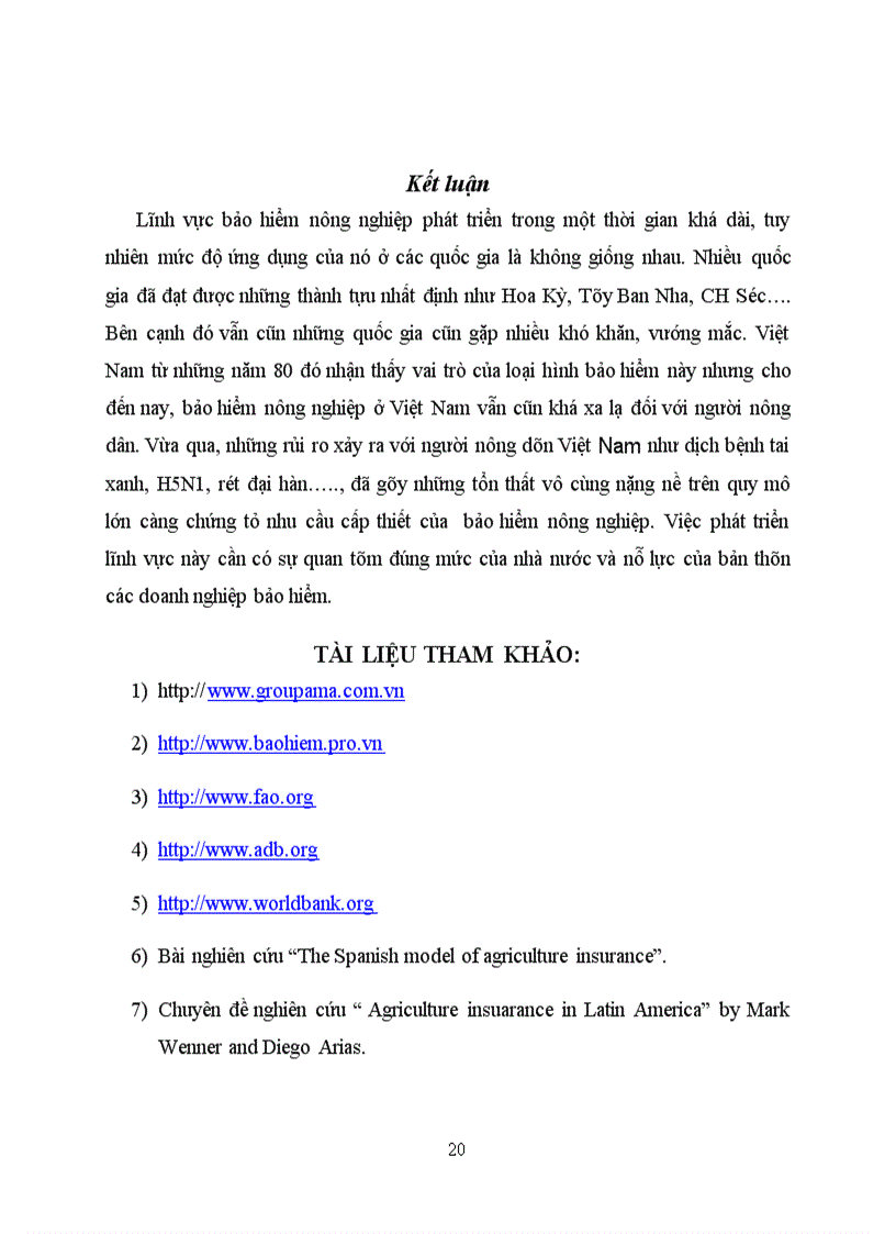 image for page Bảo hiểm nông nghiệp ở một số nước Châu Âu