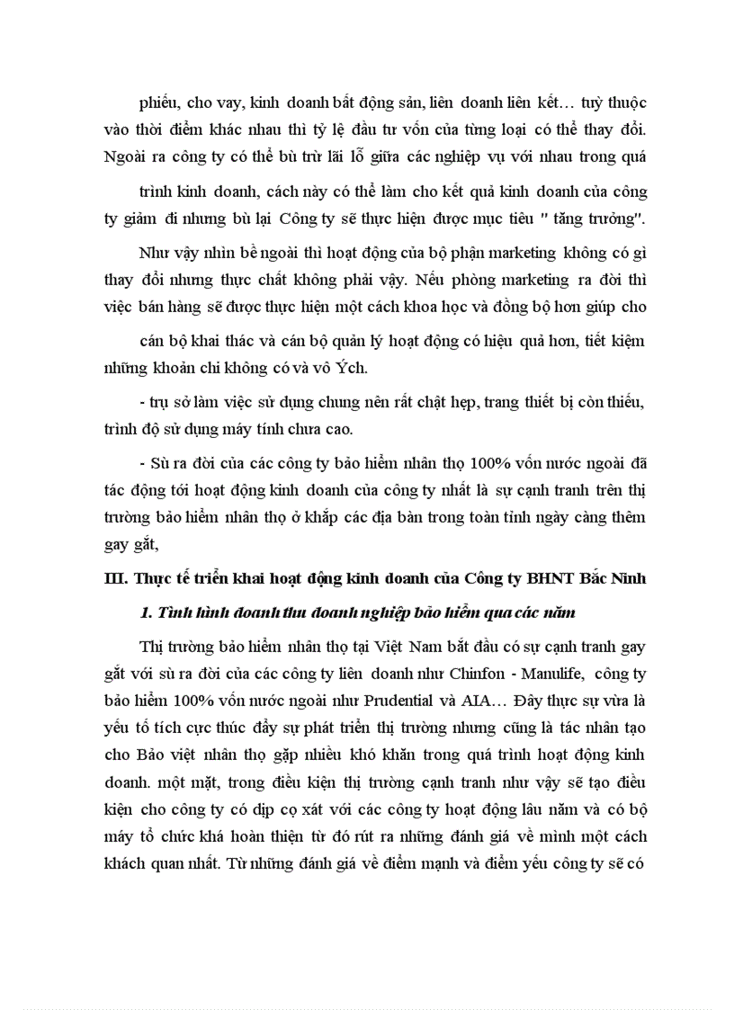 image for page Những giải pháp nhằm nâng cao hiệu quả khai thác BHNT tại Công ty BHNT Bắc Ninh