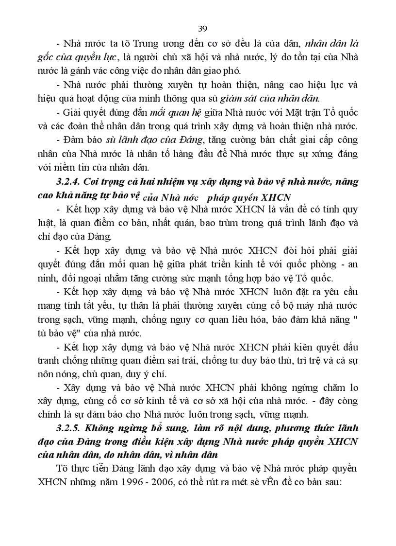 image for page Lãnh đạo sự nghiệp xây dựng Nhà nước pháp quyền XHCN trong những năm 1996-2006