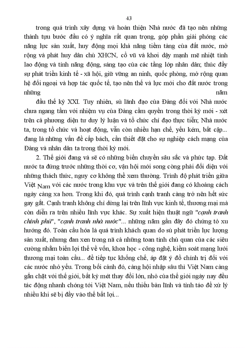 image for page Lãnh đạo sự nghiệp xây dựng Nhà nước pháp quyền XHCN trong những năm 1996-2006