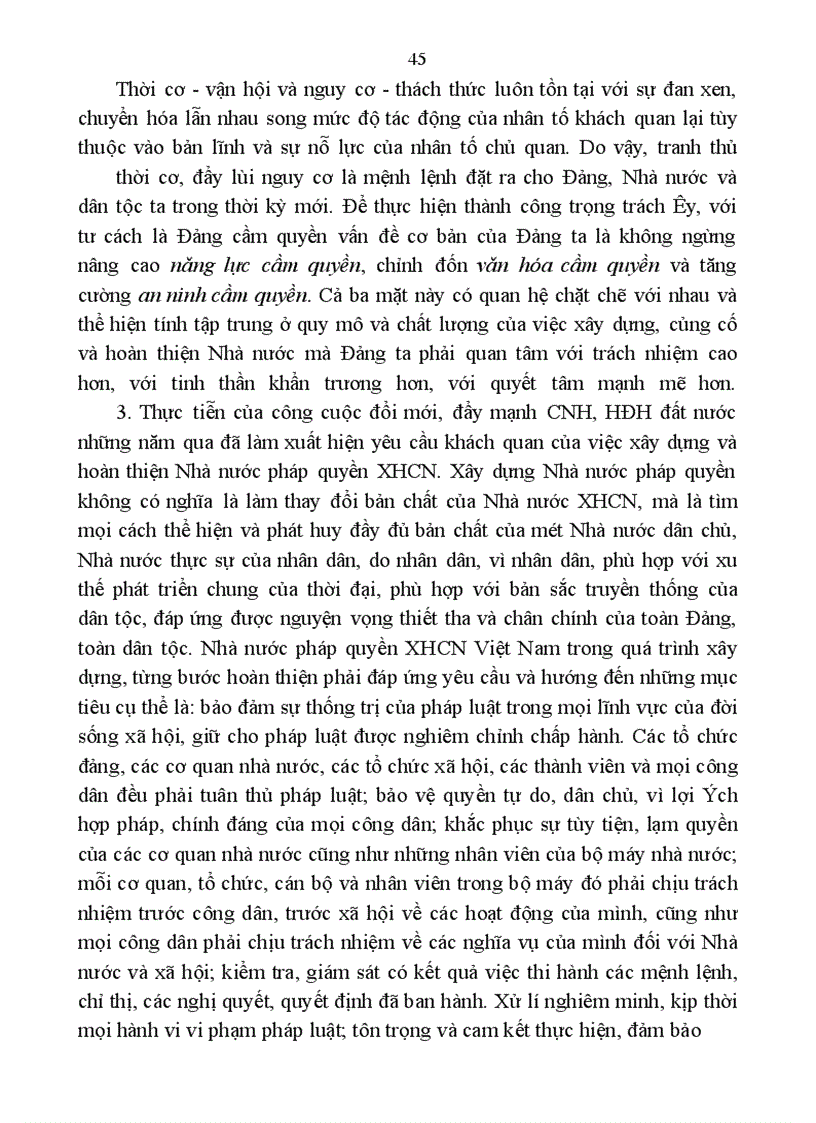 image for page Lãnh đạo sự nghiệp xây dựng Nhà nước pháp quyền XHCN trong những năm 1996-2006