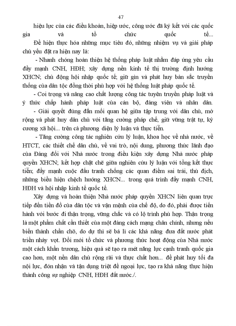 image for page Lãnh đạo sự nghiệp xây dựng Nhà nước pháp quyền XHCN trong những năm 1996-2006