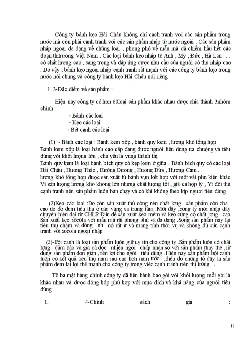 image for page Đặc điểm tổ chức hoạt động sản xuất kinh doanh của công ty bánh kẹo Hải Châu