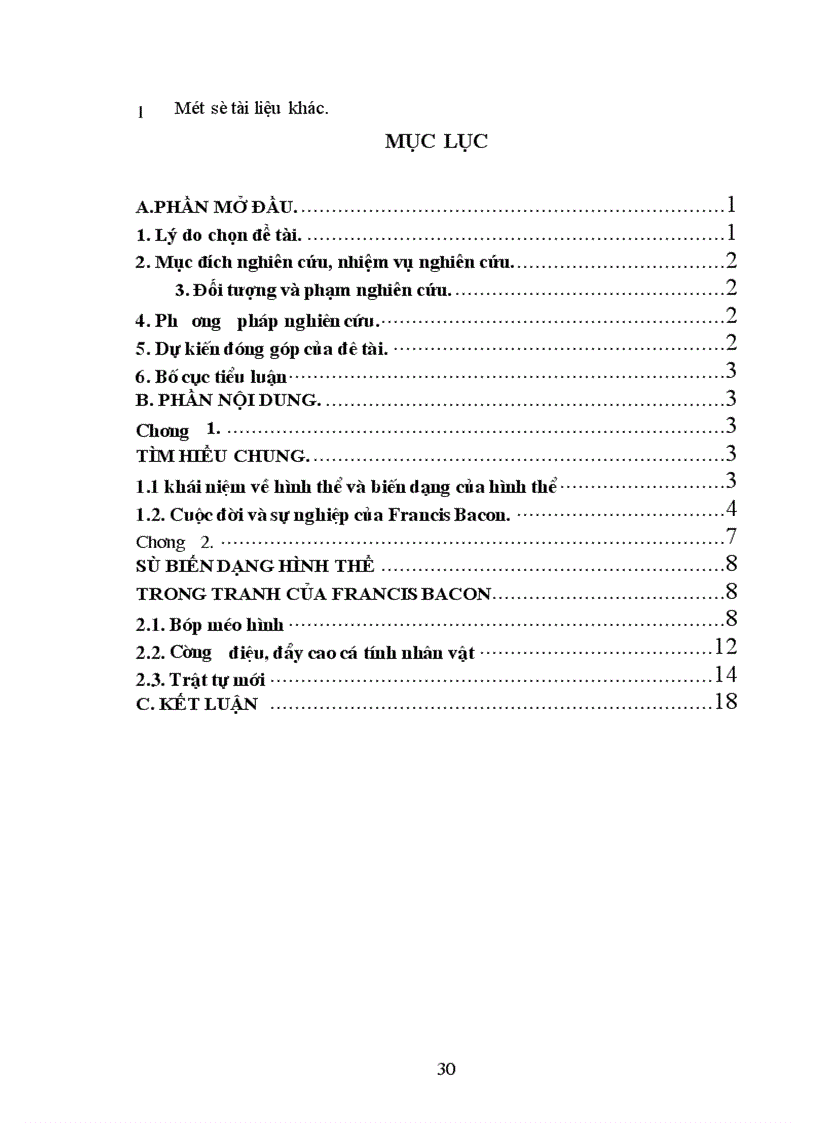 image for page Sự biến dạng hình thể trong tranh của francis bacon