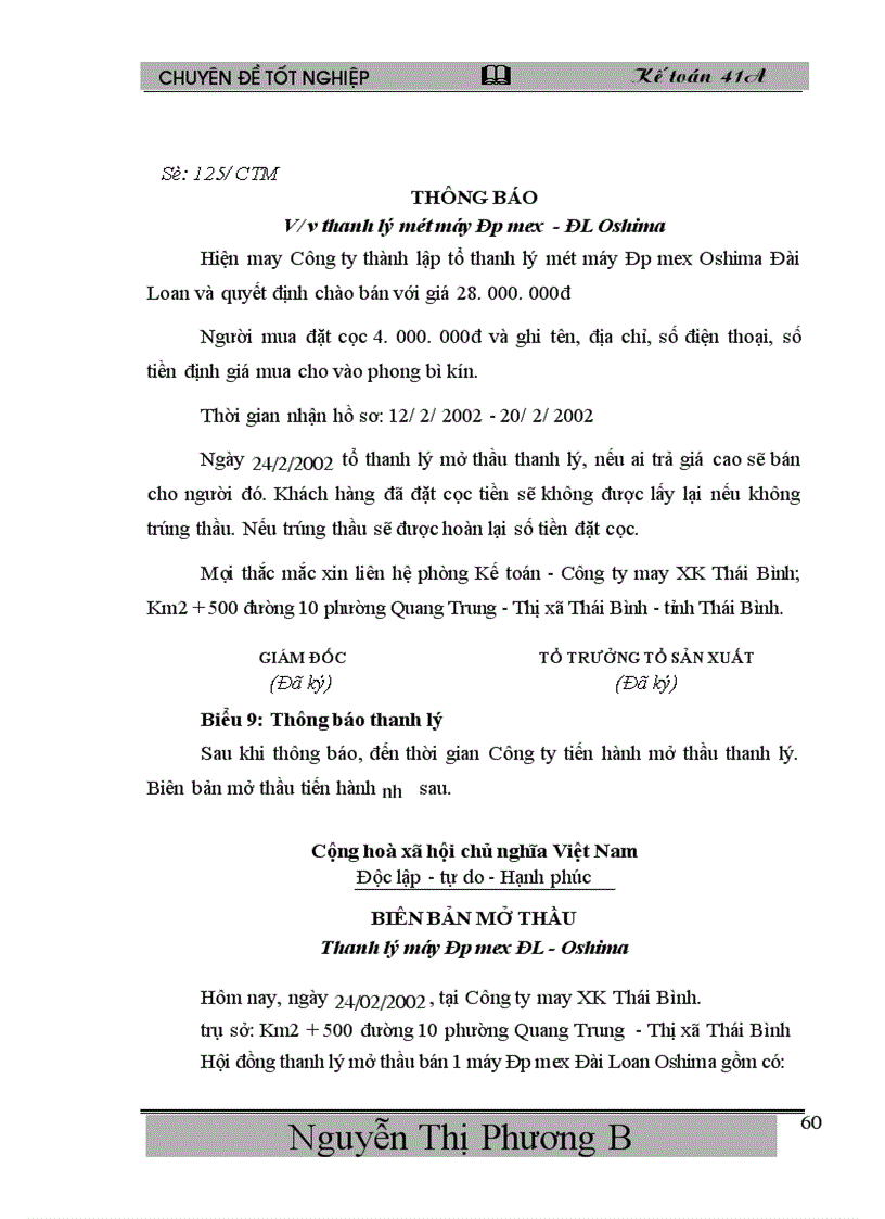 image for page Hoàn thiện kế toán TSCĐ với việc nâng cao hiệu quả sử dụng TSCĐ tại Công ty May xuất khẩu Thái Bình