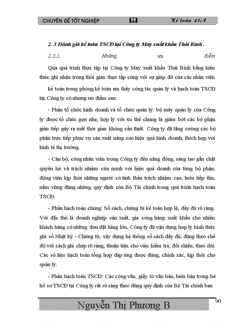 image for page Hoàn thiện kế toán TSCĐ với việc nâng cao hiệu quả sử dụng TSCĐ tại Công ty May xuất khẩu Thái Bình