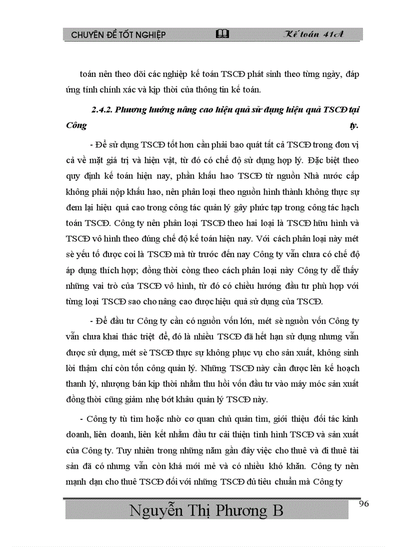 image for page Hoàn thiện kế toán TSCĐ với việc nâng cao hiệu quả sử dụng TSCĐ tại Công ty May xuất khẩu Thái Bình