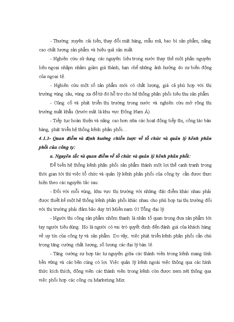image for page Quản trị kênh phân phối mặt hàng nhôm thanh định hình trên thị trường các tỉnh khu vực phía bắc của Tổng công ty xây dựng và phát triển hạ tầng LICOGI