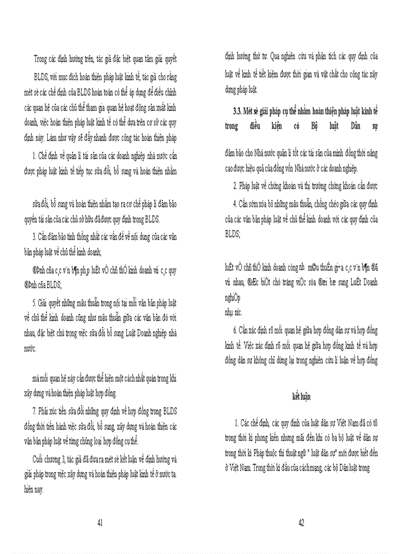 image for page Phương hướng hoàn thiện pháp luật kinh tế trong điều kiện có Bộ luật Dân sự