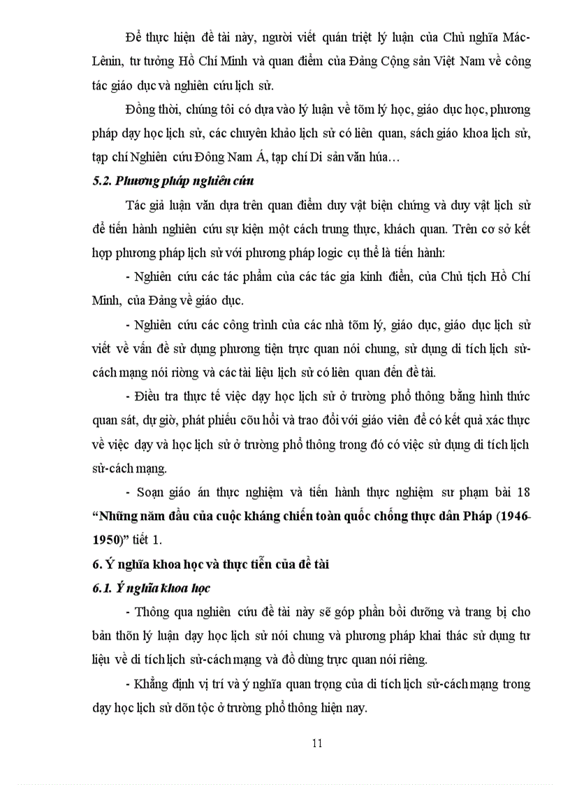 image for page Sử dụng di tích lịch sử cách mạng trên địa bàn hà nội trong dạy học phần lịch sử việt nam 1945-1954 ở lớp 12 thpt (chương trình chuẩn)