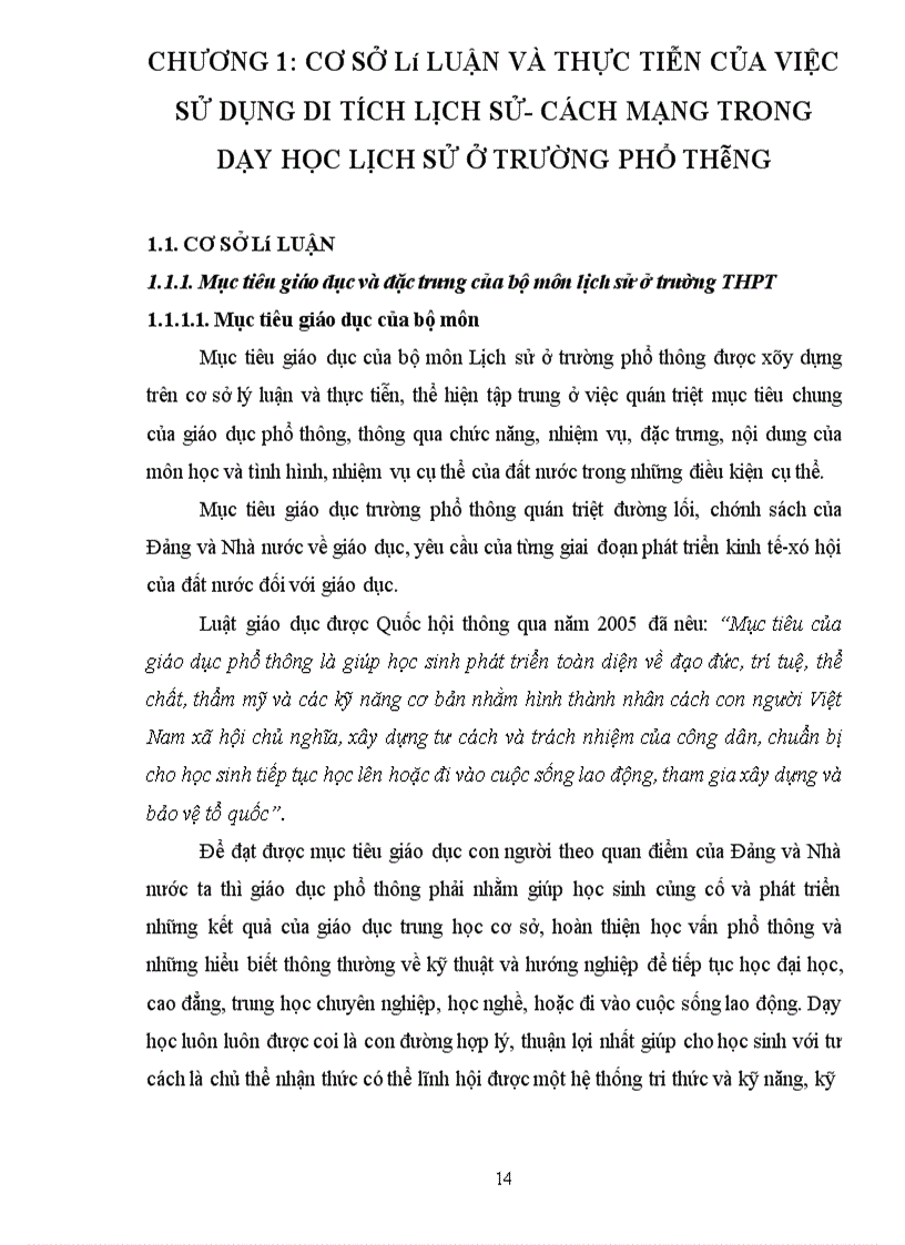 image for page Sử dụng di tích lịch sử cách mạng trên địa bàn hà nội trong dạy học phần lịch sử việt nam 1945-1954 ở lớp 12 thpt (chương trình chuẩn)