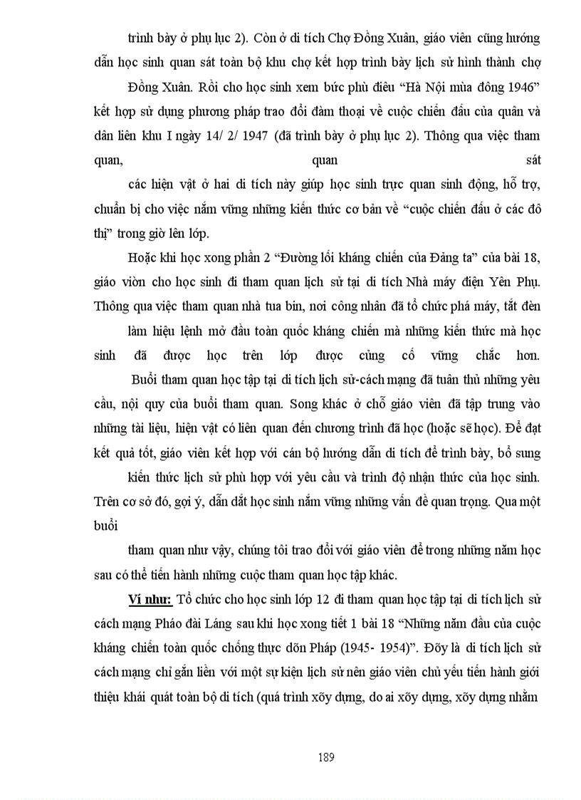 image for page Sử dụng di tích lịch sử cách mạng trên địa bàn hà nội trong dạy học phần lịch sử việt nam 1945-1954 ở lớp 12 thpt (chương trình chuẩn)