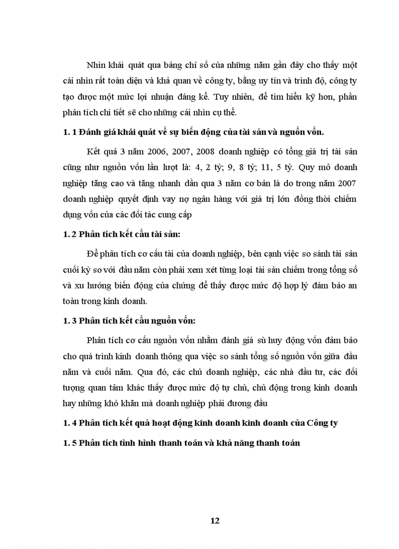 image for page Phân tích tình hình tài chính tại Công ty TNHH Kỹ thuật xây dựng hà Nội