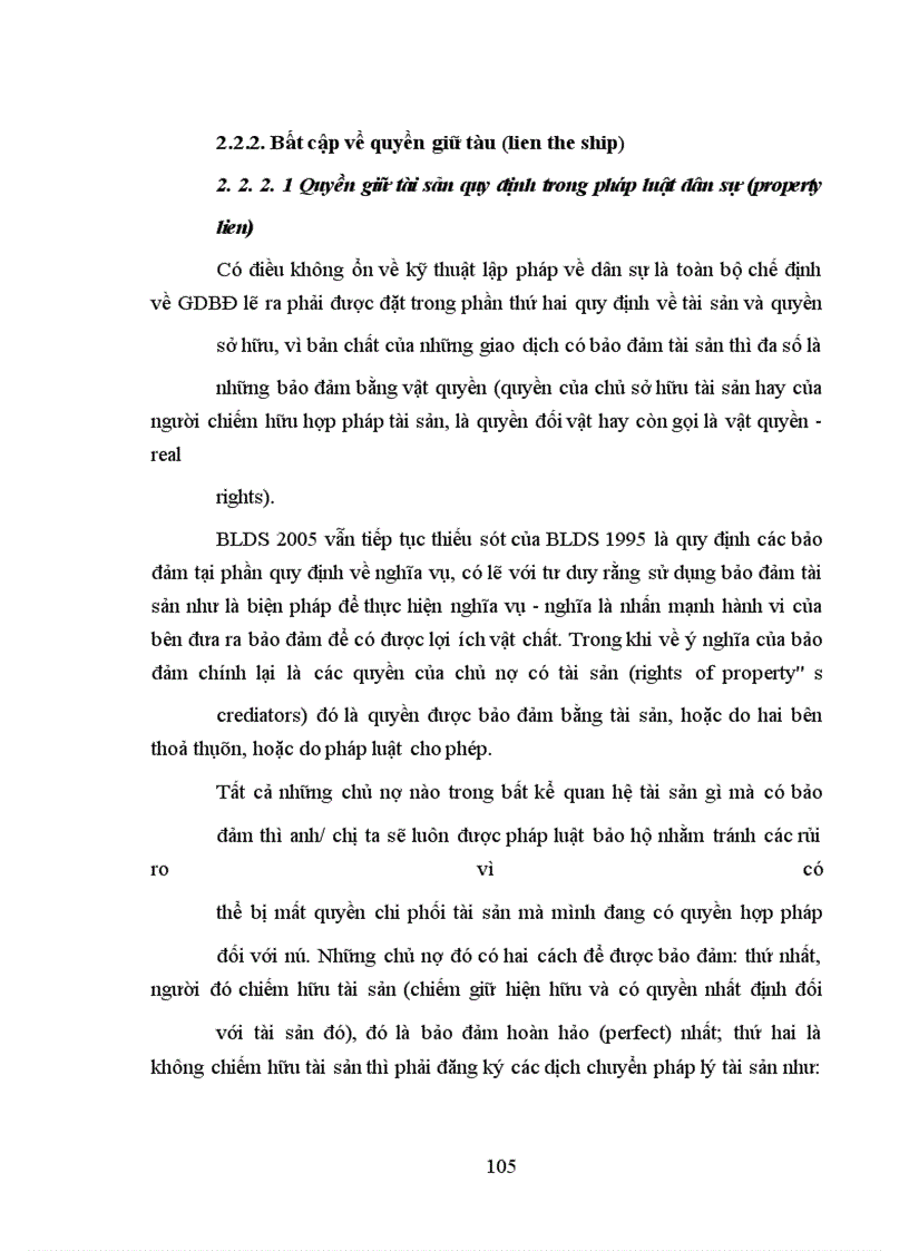 image for page Một số vấn đề lý luận về quy định giao dịch bảo đảm trong pháp luật hàng hải Việt Nam