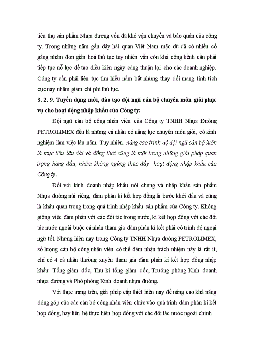 image for page Hoạt động nhập khẩu Nhựa đường của Công ty TNHH Nhựa đường PETROLIMEX- Thực trạng và giải pháp