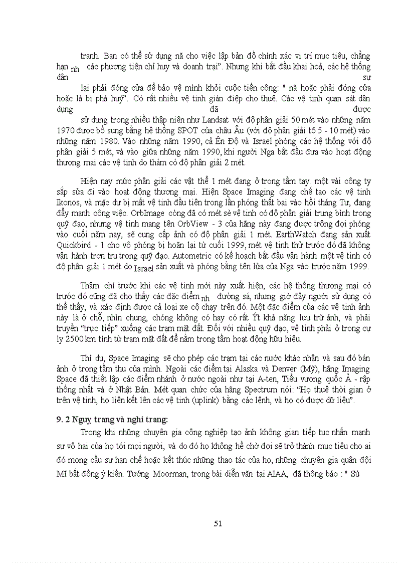 image for page Vệ tinh viễn thám thương mại dùng trong mục đích an ninh quốc phòng