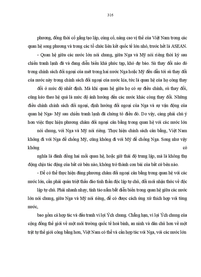image for page Sự vận động của quan hệ Nga- Mỹ sau chiến tranh lạnh và ảnh hưởng của quan hệ đó đến Việt Nam