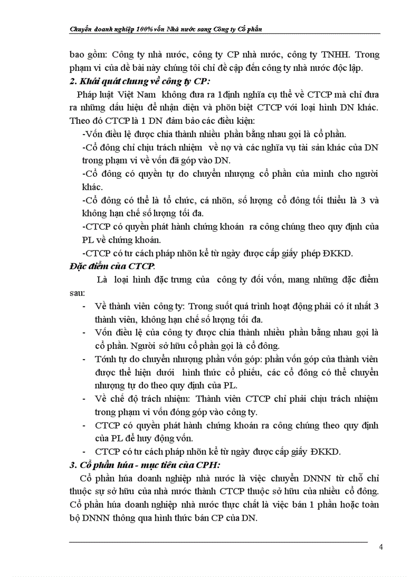 image for page Chuyển doanh nghiệp % vốn Nhà nước sang công ty Cổ phần