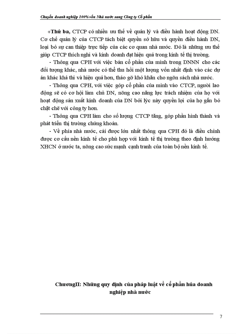 image for page Chuyển doanh nghiệp % vốn Nhà nước sang công ty Cổ phần