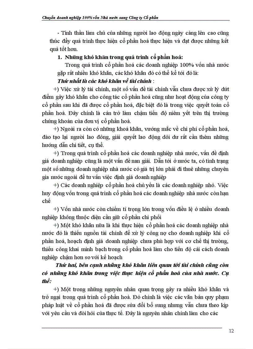 image for page Chuyển doanh nghiệp % vốn Nhà nước sang công ty Cổ phần